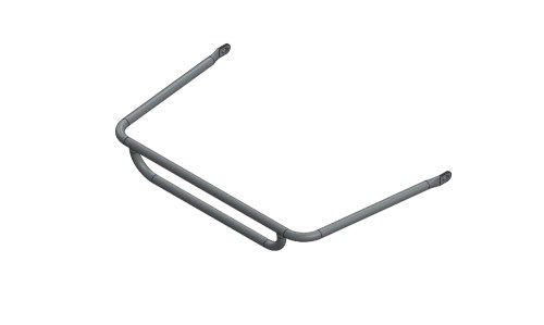 EUROSTAR AGILE/DYNAMICA FRONT BUMPER - CHROMED - HIGH