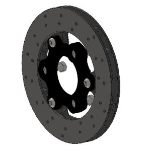 FRONT BRAKE DISC 150X13mm COMPLETE WITH FLOATING FLANGE