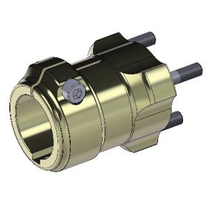 REAR WHEEL HUB DIAM.40 MAGNESIUM COMPLETE L=80mm, IN.58mm