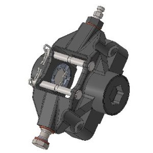 AP-RACE 06 FRONT LH BRAKE CALIPER - WITHOUT BRAKE PADS